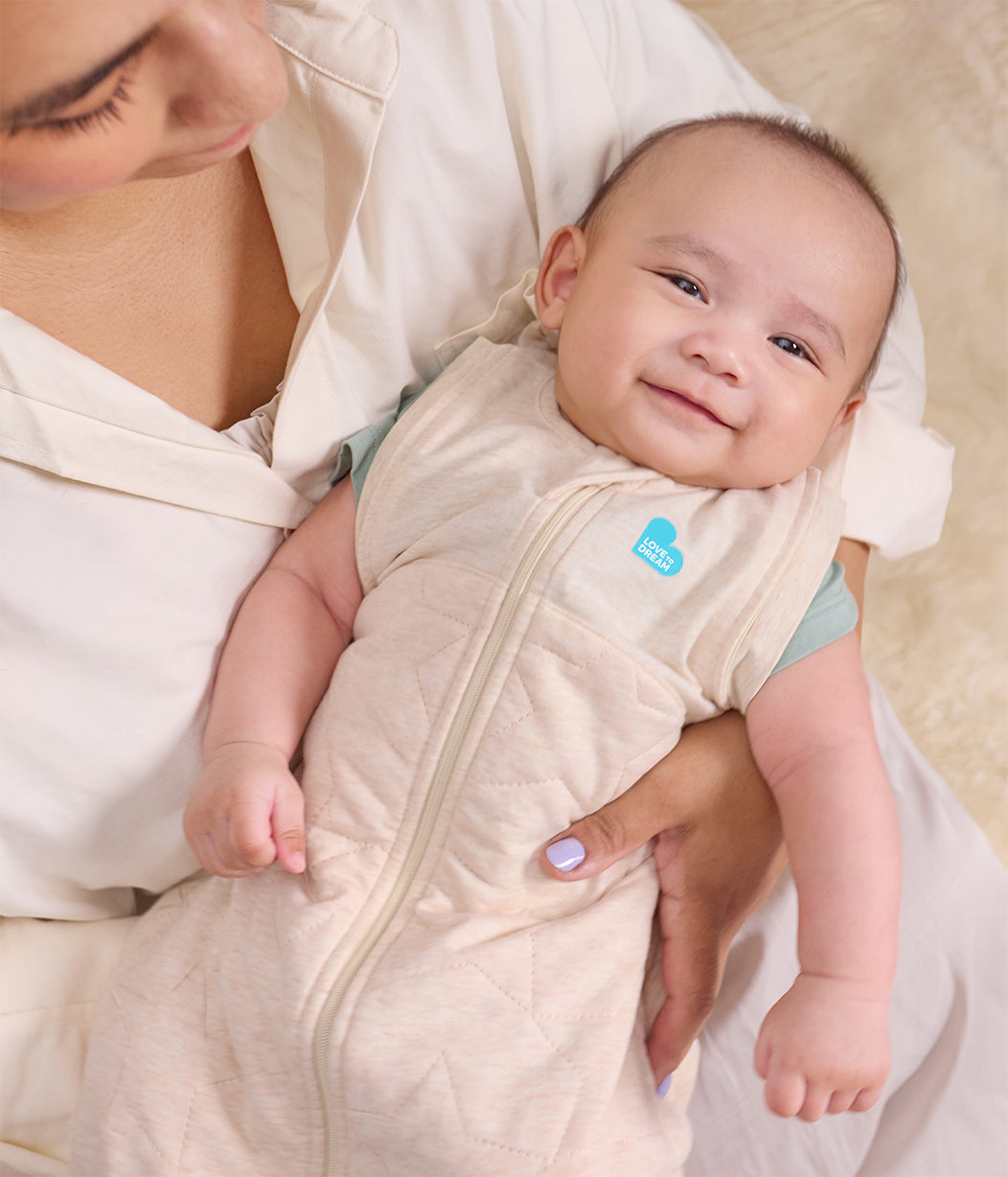 Swaddle Up™ 2-in-1 Transition Bag 2.5 TOG Cotton Oatmeal Starturn Quilted