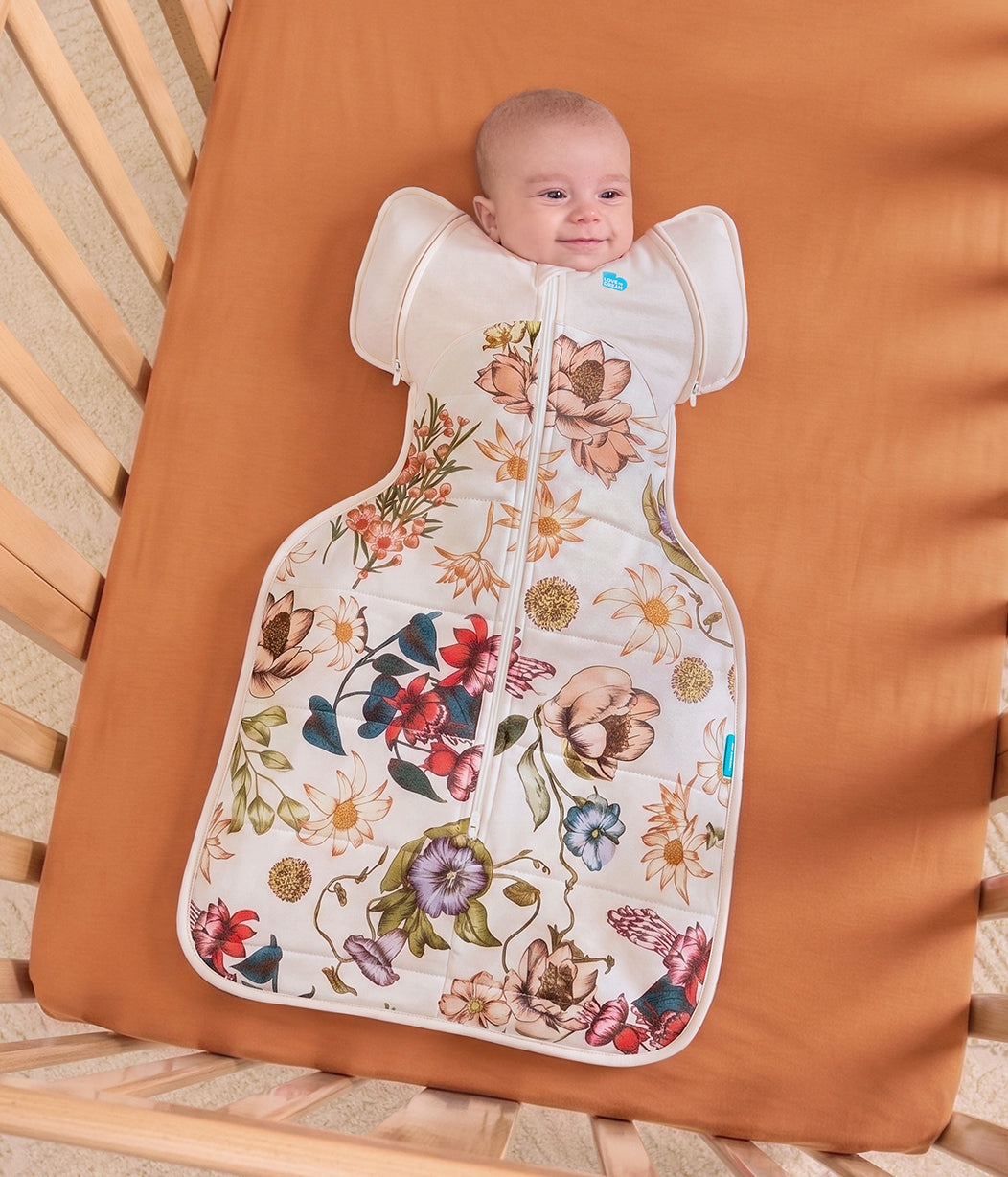 Swaddle Up™ 2-in-1 Transition Bag 2.5 TOG Cotton Cream Wandering Folk