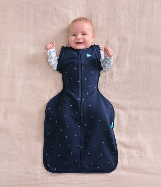 Transitioning 2 Piece Bundle | 1.5 | 2.5 TOG | Navy Twinkle Embroidery | Cream Wandering Folk