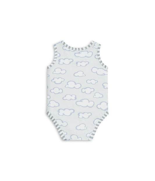 Bodysuit Sleeveless Cotton Grey Daydream