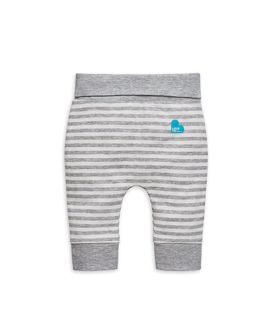 Leggings Grey Stripe Cotton