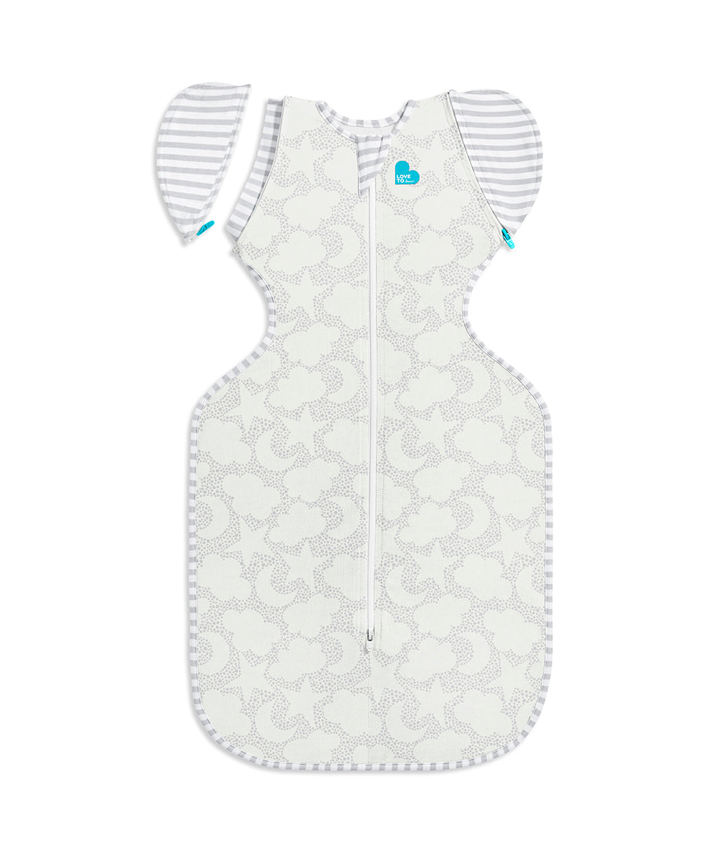 Swaddle Up™ Transition Bag Organic Grey Celestial Dot