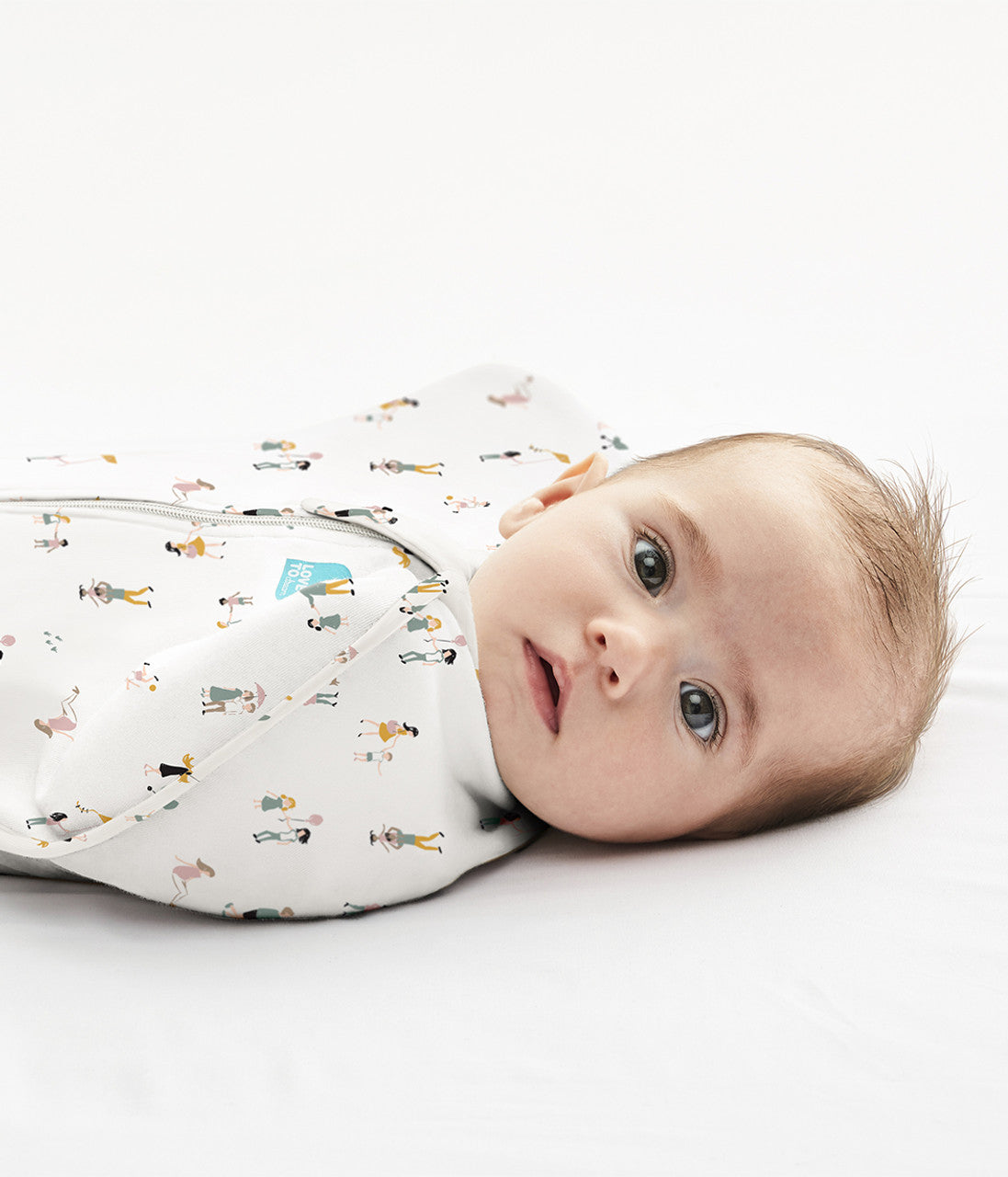 Swaddle Up™ Moderate (20-24°C) White Community Cotton