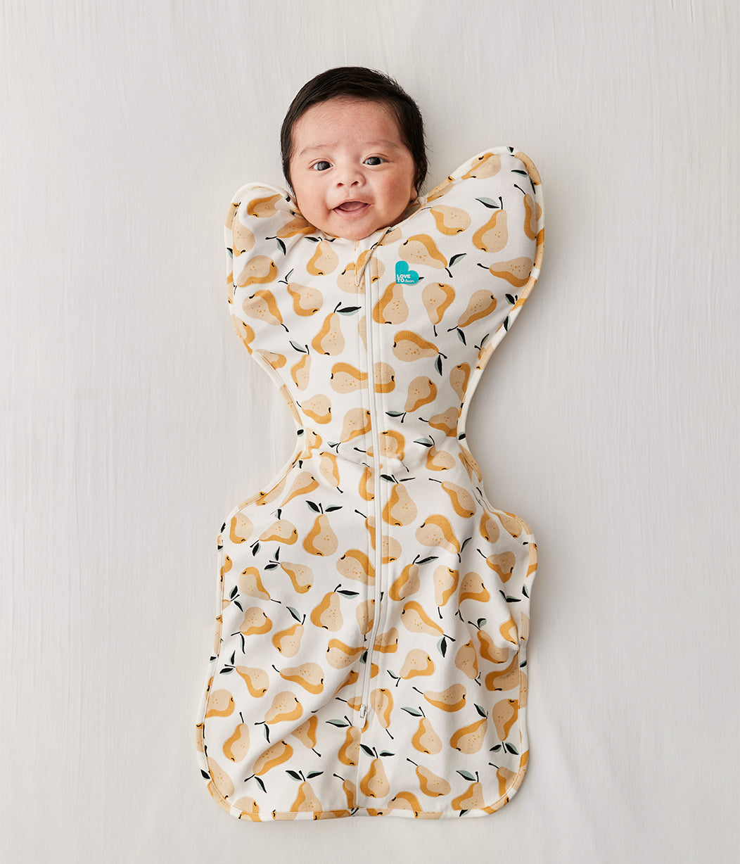 Swaddle Up™ Original Moderate Pear Print Ochre