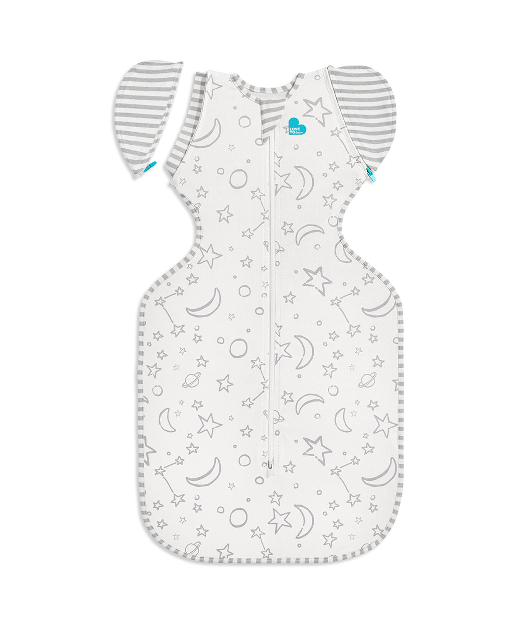 Swaddle Up™ Transition Bag Moderate (20-24°C) Cream Stars & Moon Viscose from Bamboo Jersey