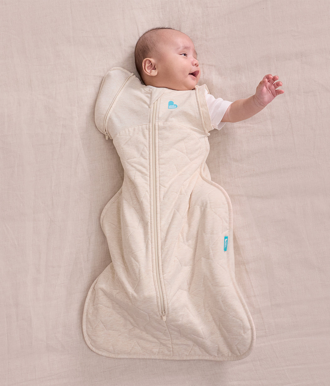 Swaddle Up™ 2-in-1 Transition Bag 2.5 TOG Cotton Oatmeal Starturn Quilted
