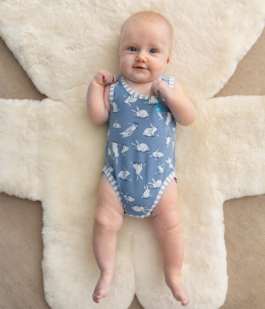 Bodysuit Sleeveless Cottontail Denim