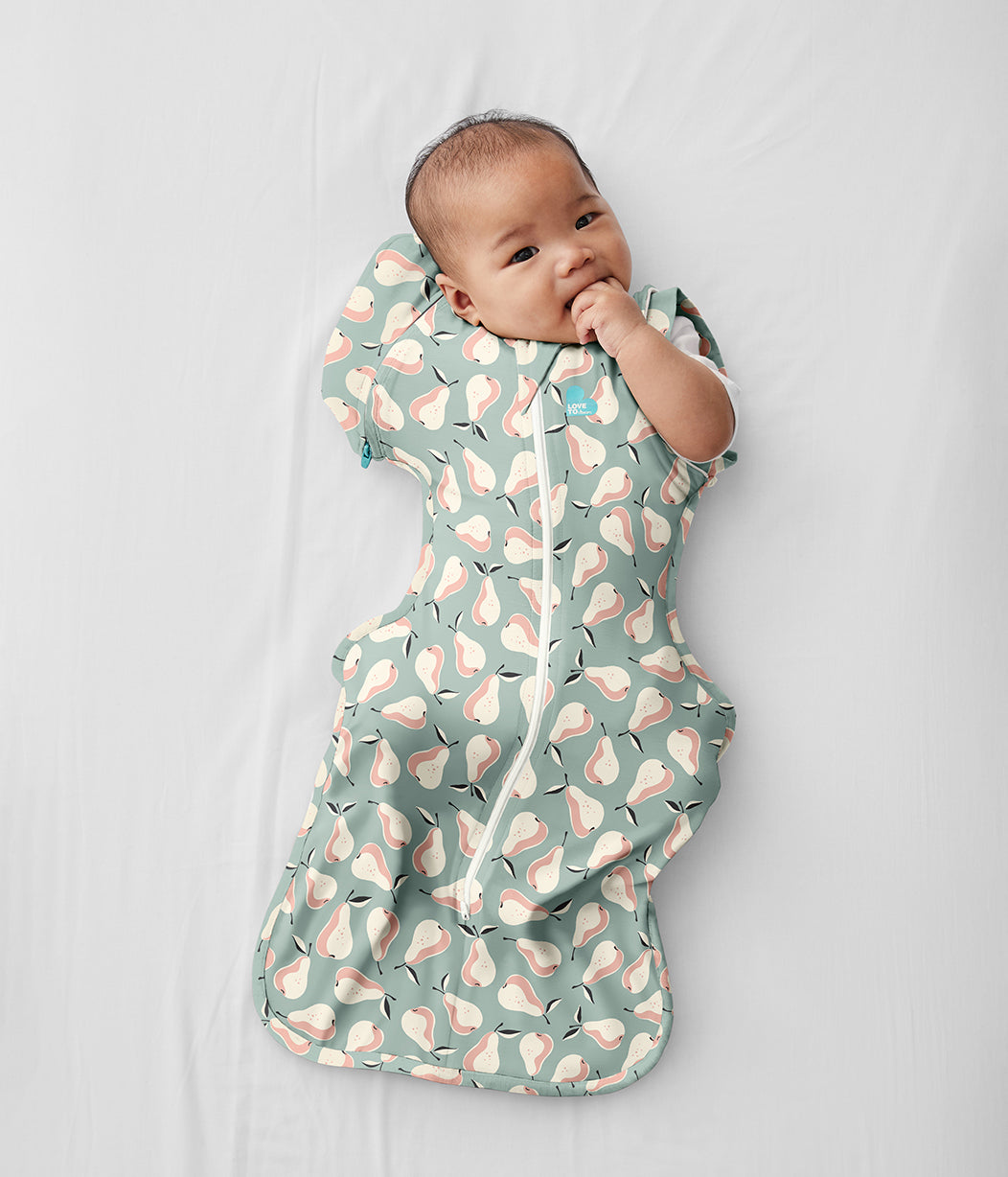 Swaddle Up™ Transition Bag Original Moderate Pear Print Olive