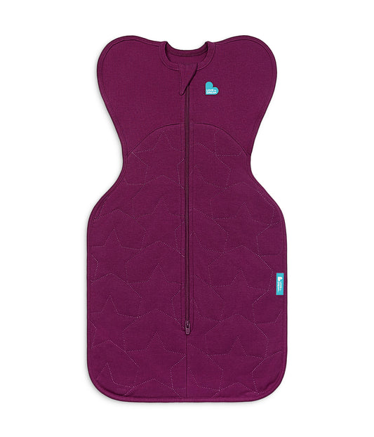 Swaddle Up™ 2.5 TOG Cotton Plum Starturn Quilted