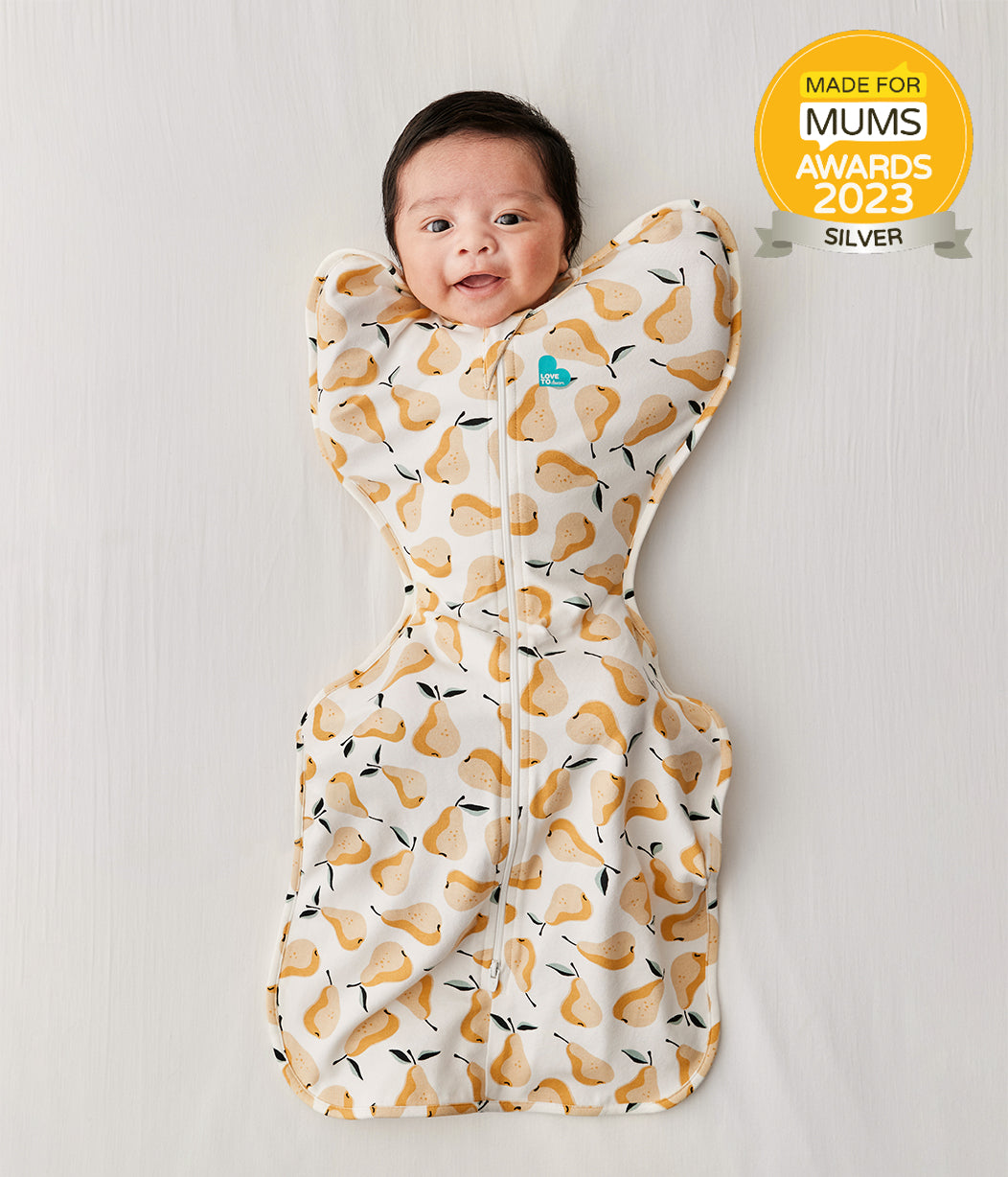 Swaddle Up™ Original Moderate Pear Print Ochre