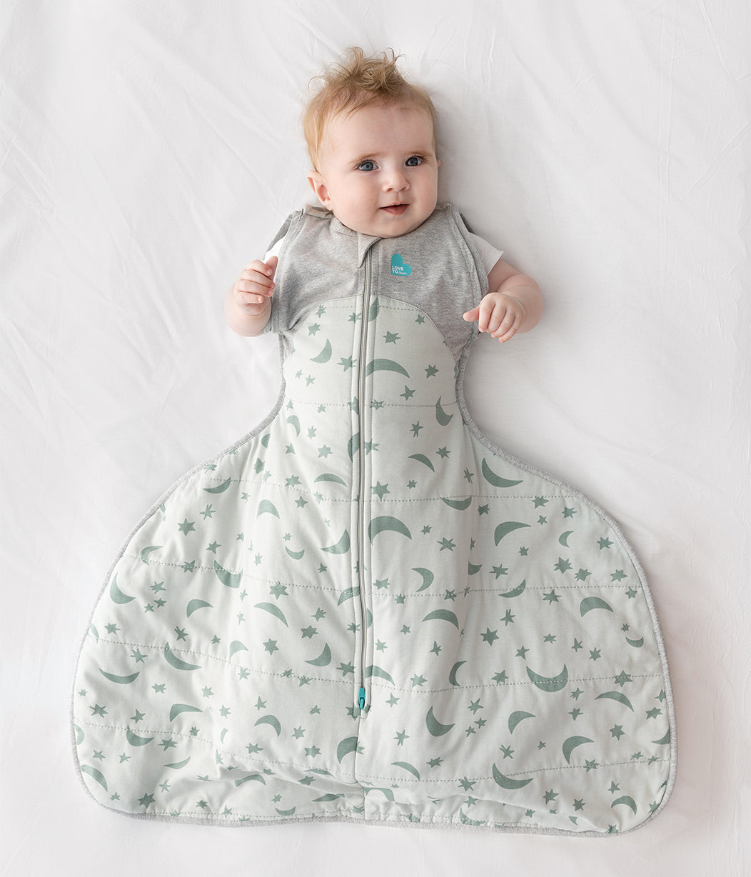 Swaddle Up™ Hip Harness 2.5 TOG Cotton Olive Moonlight