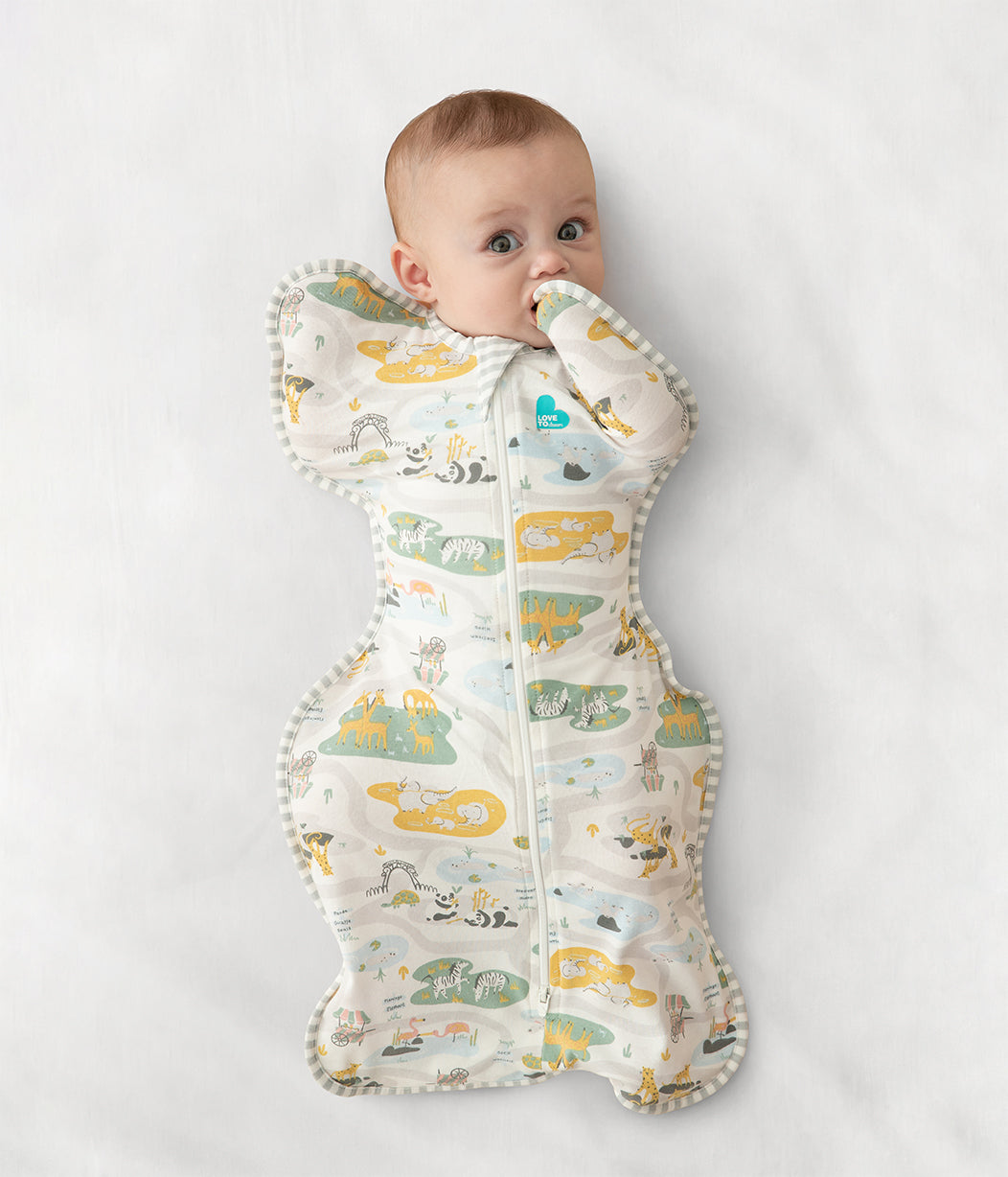 Swaddle Up™ Lite Zoo Time White