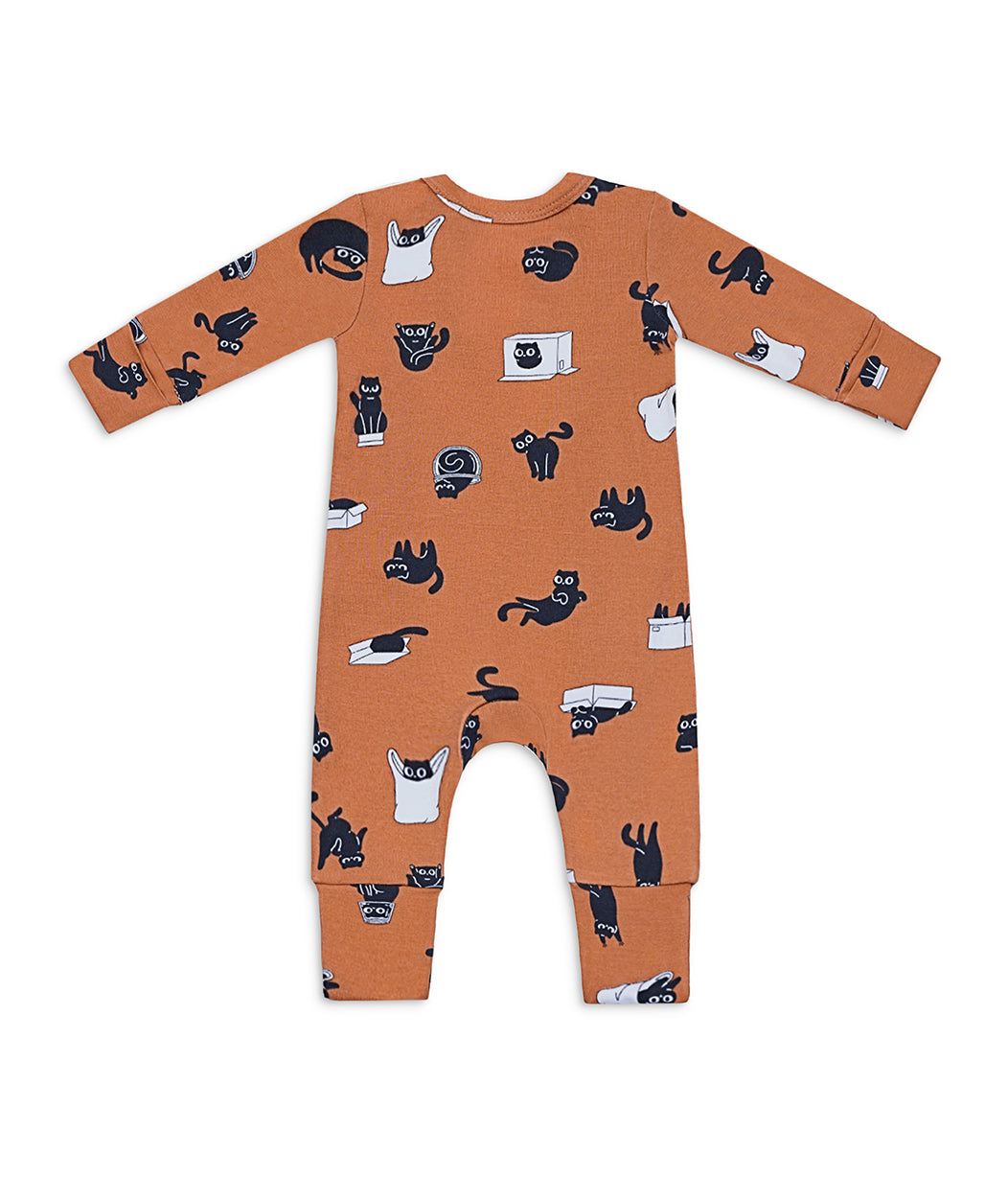 Babygrow Viscose from Bamboo Hazel Black Cat Moods