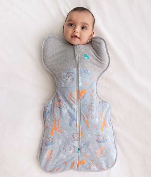 Swaddle Up™ Warm Kraken Chambray Blue