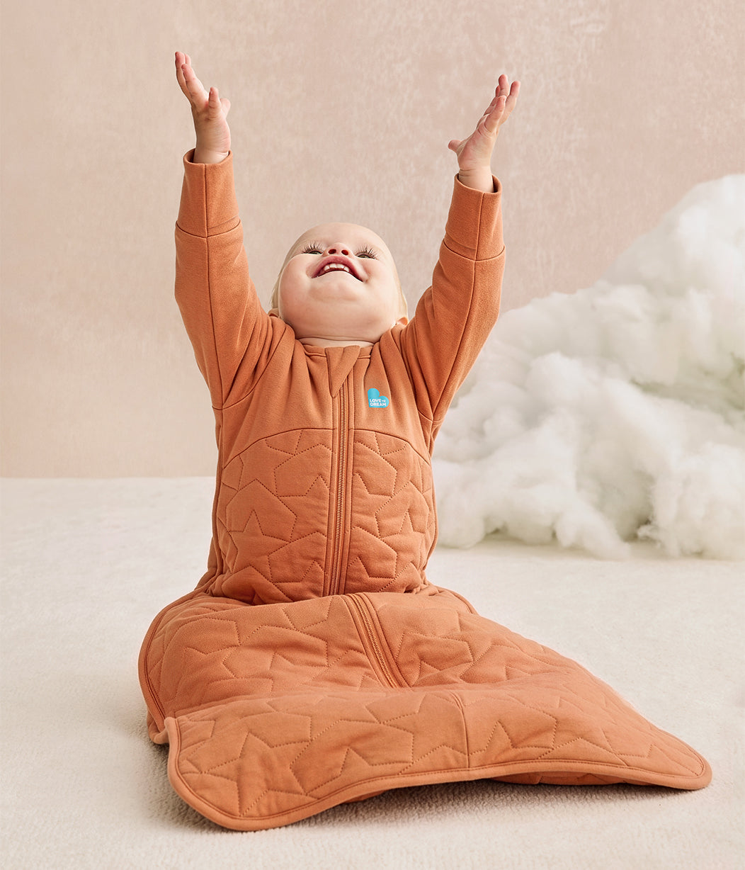 Sleep Bag Long Sleeve 2.5 TOG Cotton Hazel Starturn Quilted