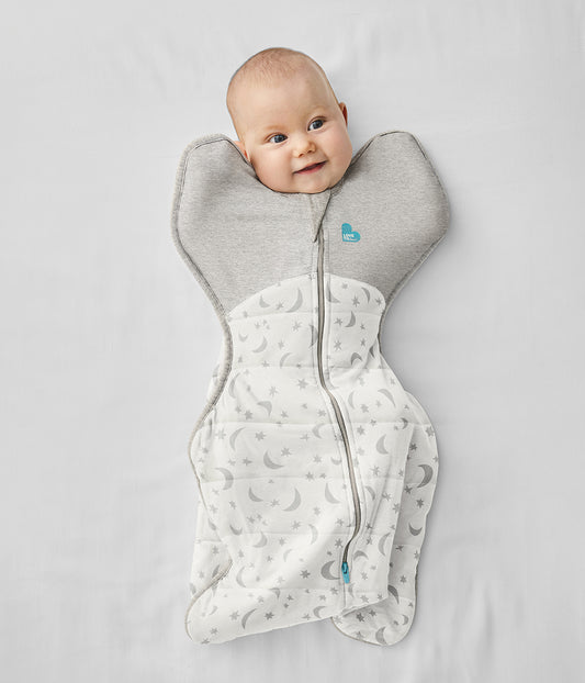 Swaddle Up™ 3.5 TOG Cotton White Moonlight