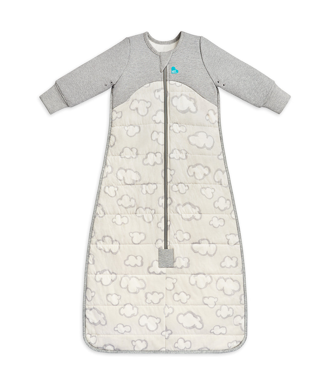 Sleep Bag Cool (16-20°C) Grey Daydream Quilted Cotton