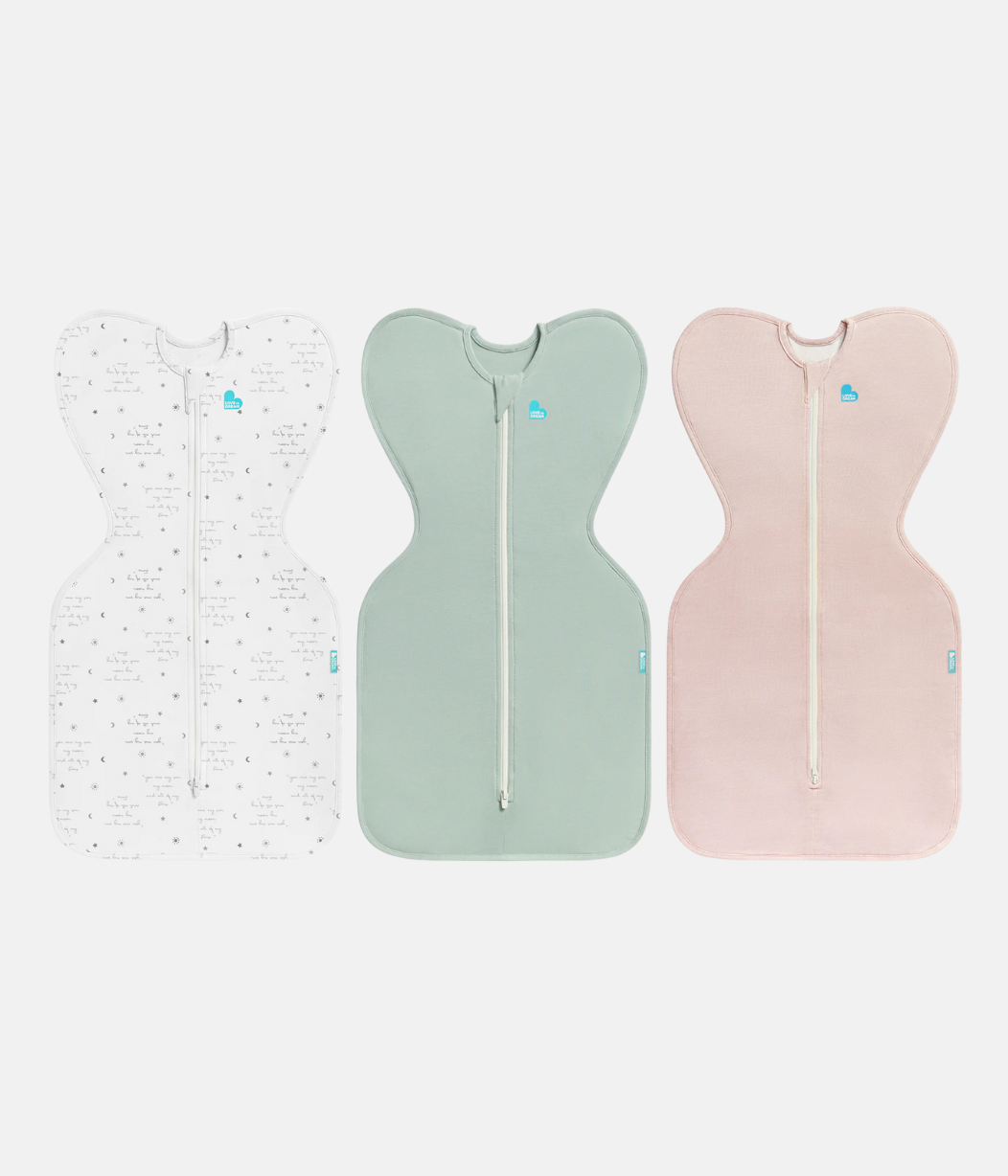 Swaddle Up Starter Bundle | 0.2 TOG | White You Are My | Olive | Blush