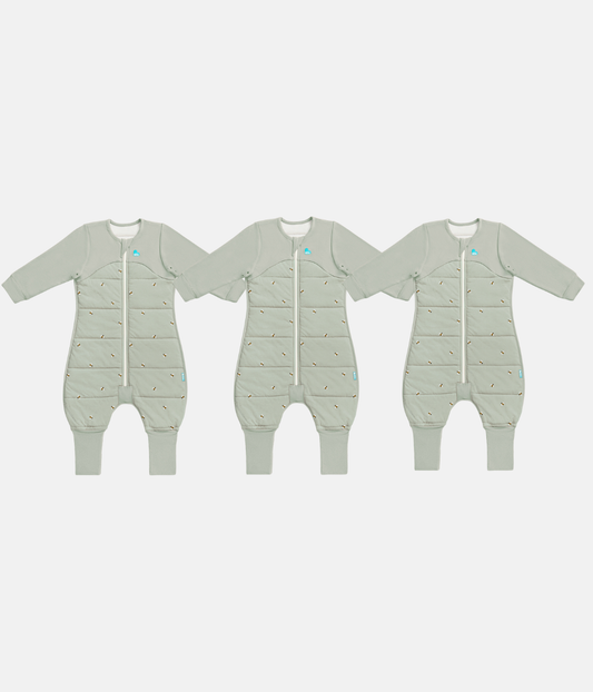 Boxing Week Sleep Suit Bundle | 2.5 TOG | Olive Bees 3