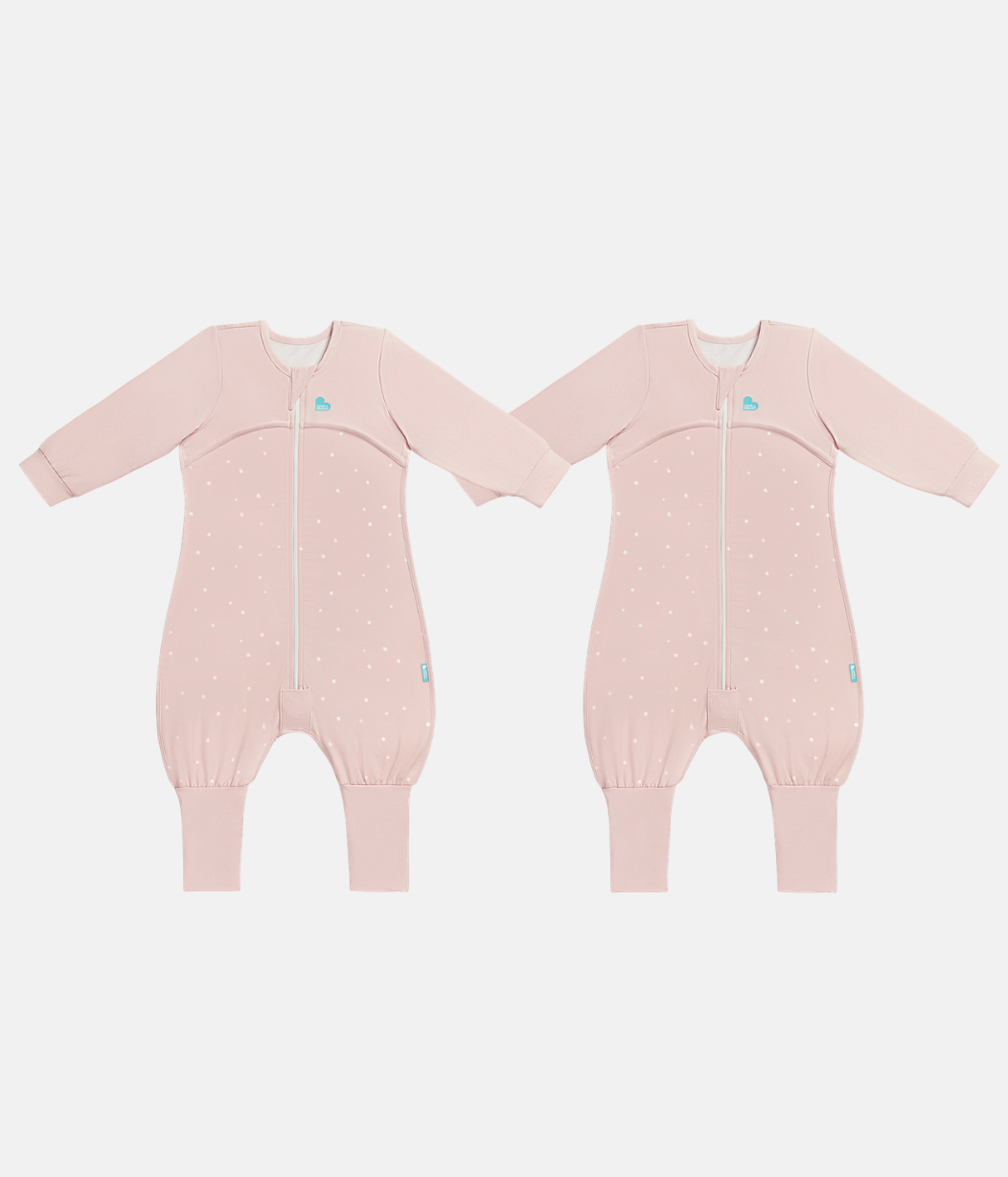 Sleep Suit Bundle | 1.0 TOG | Powder Pink Twinkle 2