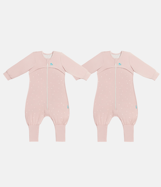 Sleep Suit Bundle | 1.0 TOG | Powder Pink Twinkle 2