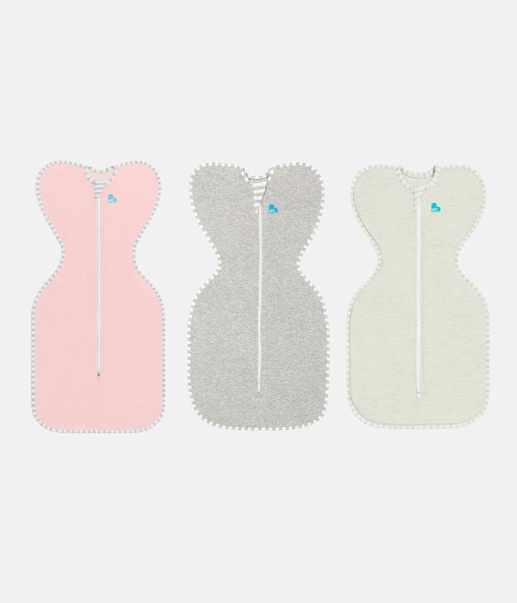 Swaddle Up Starter Bundle 1.0 TOG | Dusty Pink | Grey | Sand Dollar
