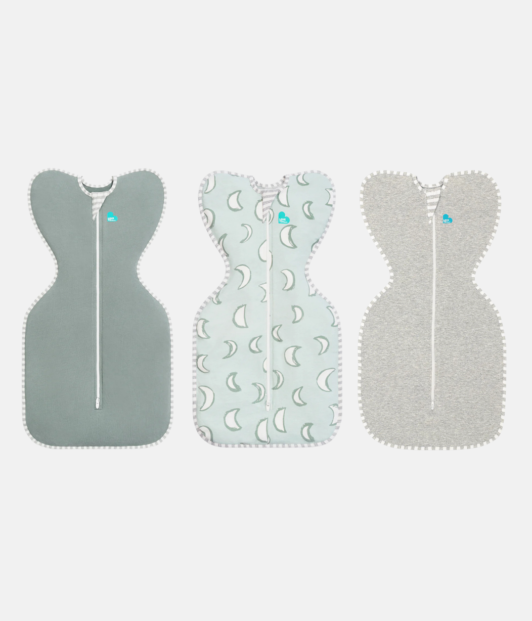 Swaddle Up Starter Bundle 1.0 TOG | Deep Olive | Olive Eclipse | Grey
