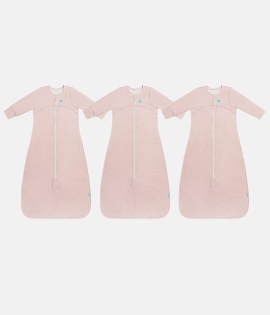 Sleep Bag Bundle | 1.0 TOG | Powder Pink Twinkle 3