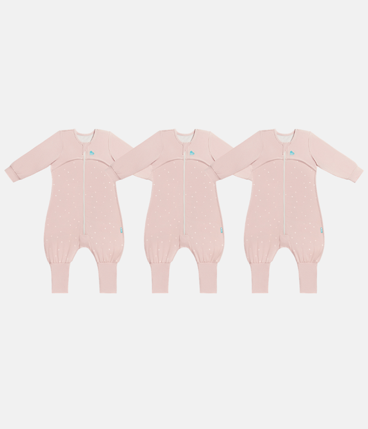 Sleep Suit Bundle | 1.0 TOG | Powder Pink Twinkle 3