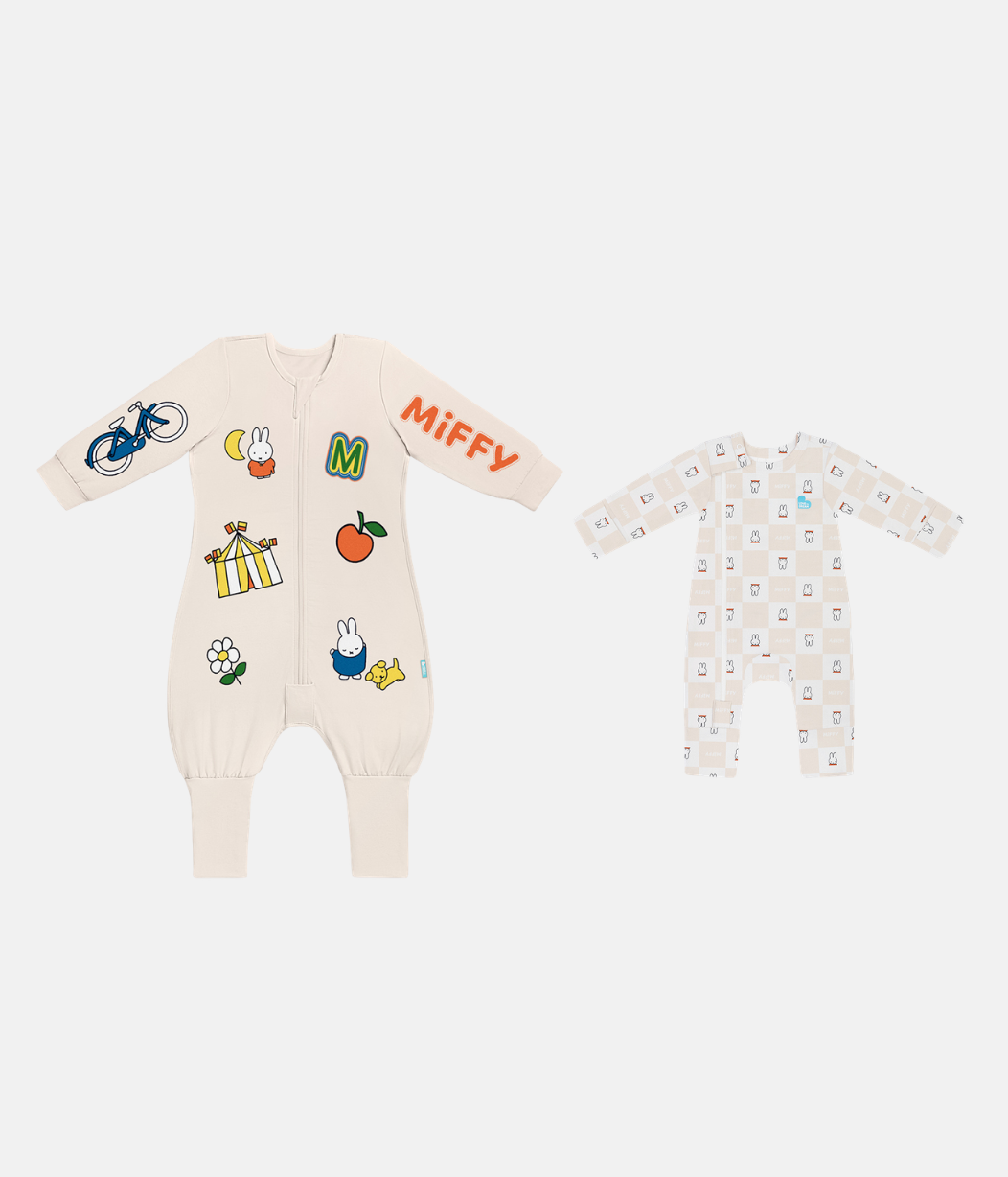 Miffy Sleep Suit & Romper Bundle | 1.0 TOG | Birch