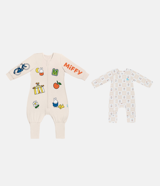 Miffy Sleep Suit & Romper Bundle | 1.0 TOG | Birch