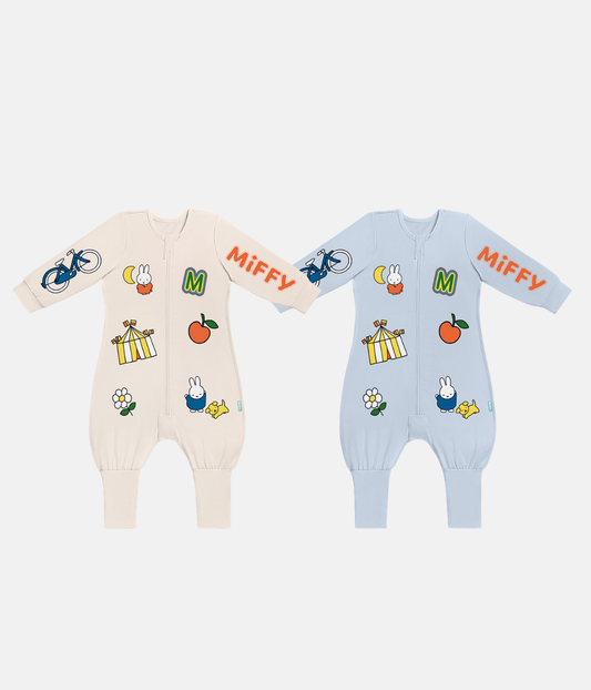 Miffy Sleep Suit 2 Piece Bundle | 1.0 TOG | Birch | Blue