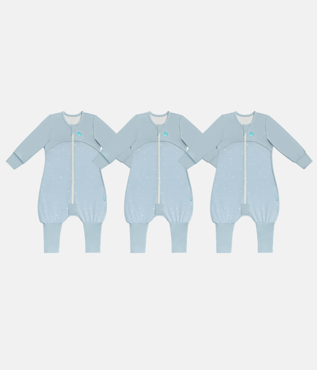 Sleep Suit Bundle | 1.0 TOG | Powder Blue Twinkle 3