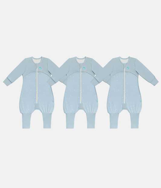 Sleep Suit Bundle | 1.0 TOG | Powder Blue Twinkle 3