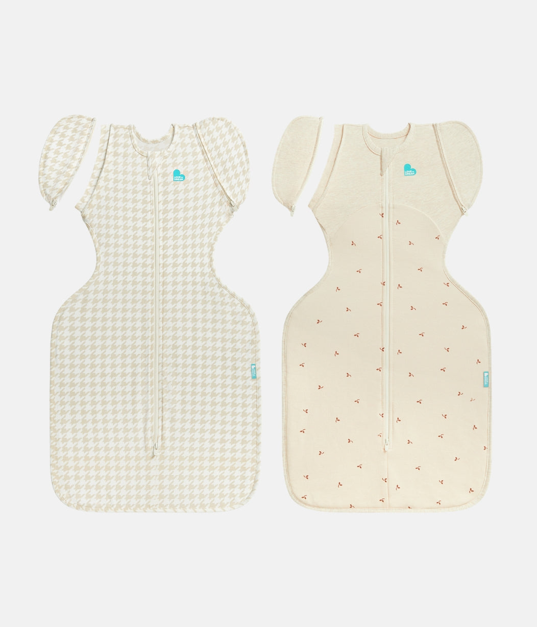 Transitioning Bundle | 1.0 | 1.5 TOG | Tan Houndstooth | Oatmeal Twigs