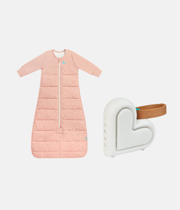 Love to Dream Sleep Machine shown with nursery sleep products