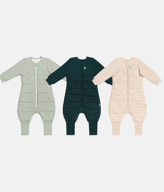 Sleep Suit Bundle | 2.5 | 3.5 TOG | Olive Bees | Forest Star Quilting | Blush Heart Quilting