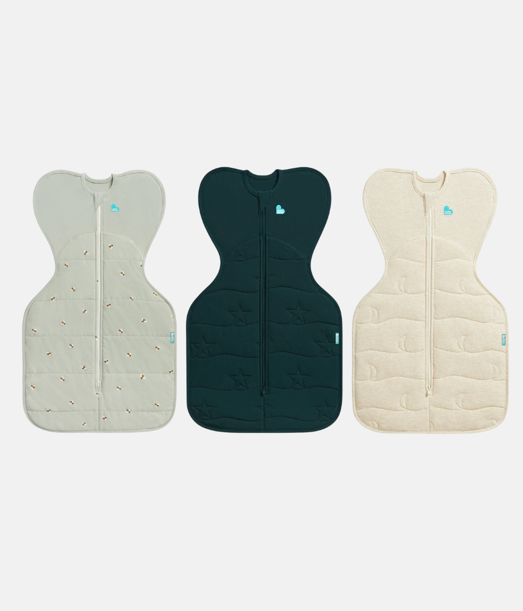 Swaddle Up Starter Bundle 2.5 | 3.5 TOG | Olive Bees | Forest Star | Oat Moon