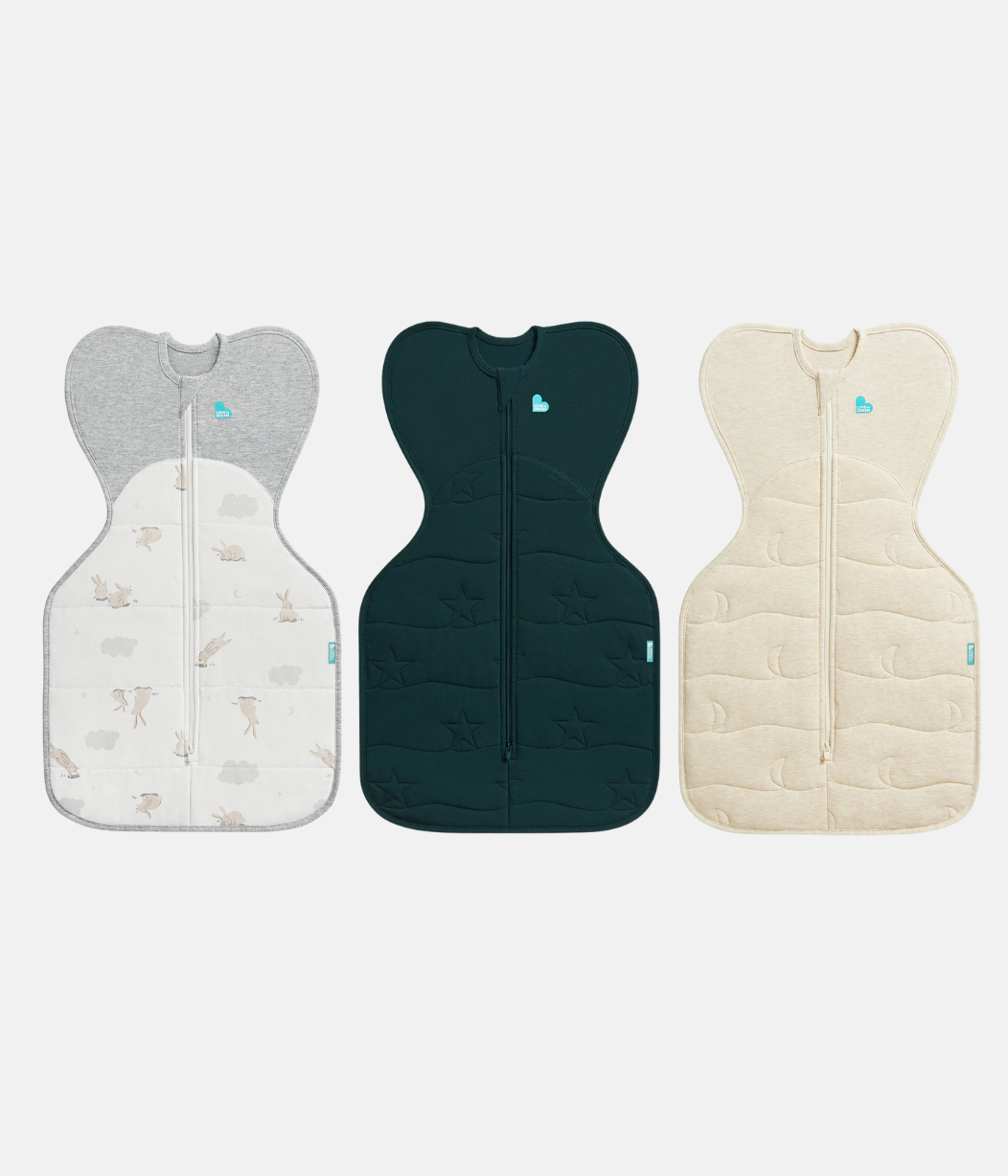 Swaddle Up Starter Bundle 2.5 | 3.5 TOG | White Cloud Bunnies | Forest Star | Oat Moon