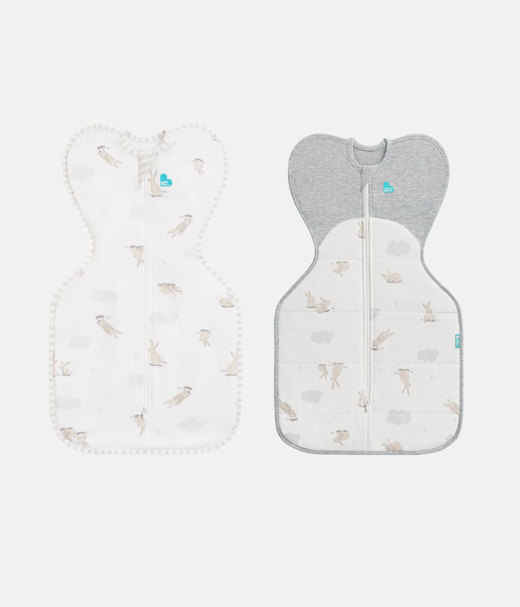 Swaddle Up Starter Bundle | 1.0 | 2.5 TOG | White Cloud Bunnies