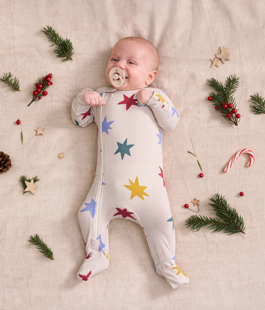 Babygrow Viscose from Bamboo Tan Party Pop