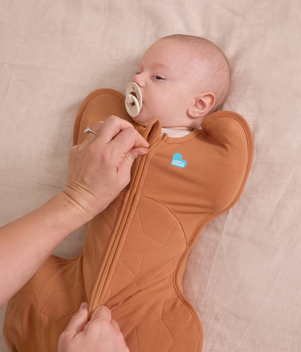 Swaddle Up™ 2.5 TOG Cotton Hazel Starturn Quilted