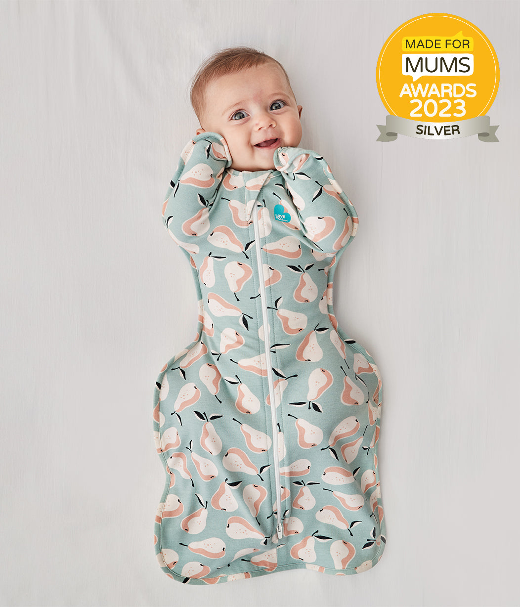 Swaddle Up™ Original Moderate Pear Print Olive