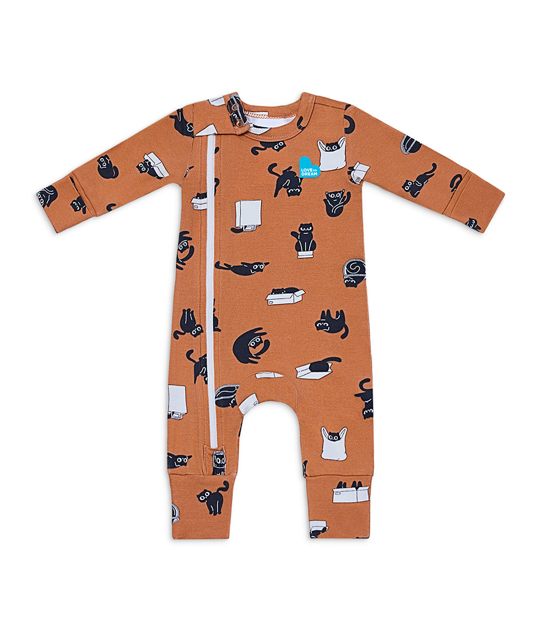 Babygrow Viscose from Bamboo Hazel Black Cat Moods