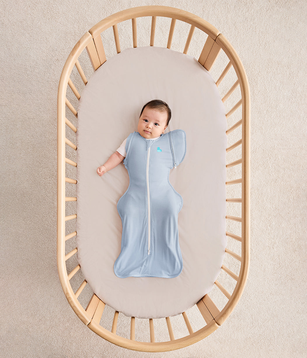 Swaddle Up™ Transition Bag 0.2 TOG Cotton Soft Blue