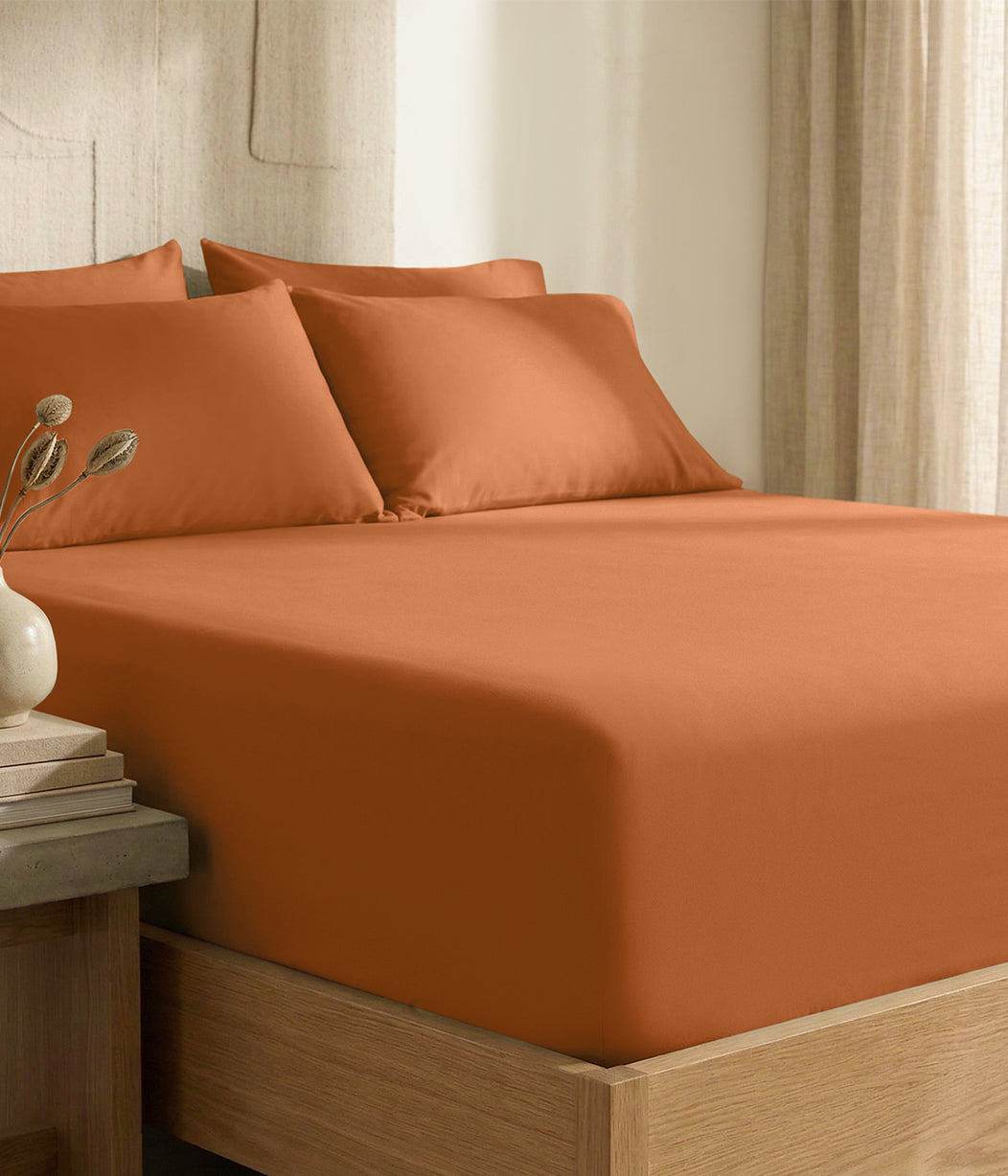 HushDry™ 2-in-1 Waterproof Fitted Double Sheet Viscose from Bamboo Hazel