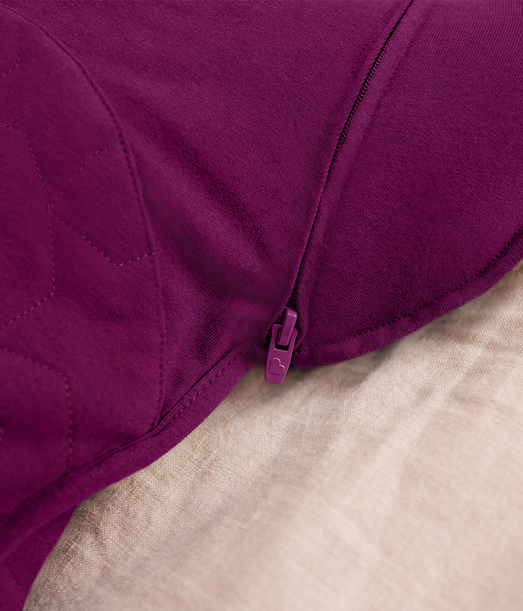 Swaddle Up™ 2-in-1 Transition Bag 2.5 TOG Cotton Plum Starturn Quilted