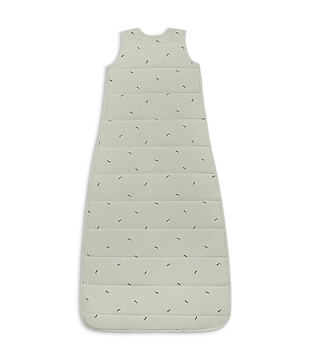Sleep Bag Sleeveless 2.5 TOG Cotton Olive Bees