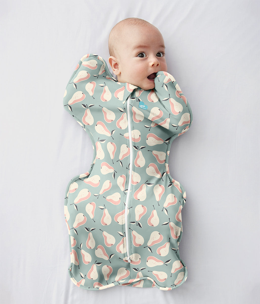 Swaddle Up™ Original Moderate Pear Print Olive