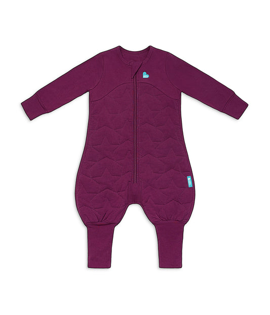 Sleep Suit Long Sleeve 2.5 TOG Cotton Plum Starturn Quilted